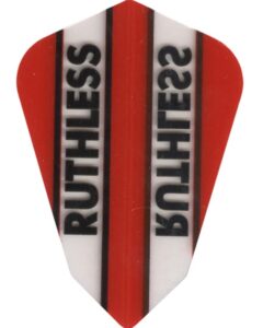 us darts 3 sets (9 flights) ruthless fantail red flights – 100 micron