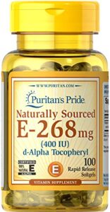 puritans pride vitamin e-400 iu naturally sourced-100 count (540)