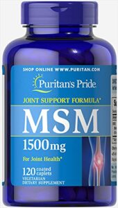 puritan’s pride msm 1500 mg