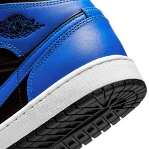 Nike Men's Air 1 Mid Shoes, Black/Hyper Royal-white, 9