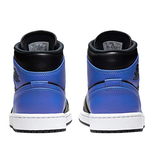 Nike Men's Air 1 Mid Shoes, Black/Hyper Royal-white, 9