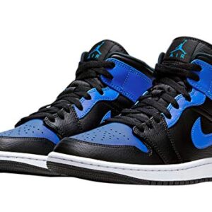 Nike Men's Air 1 Mid Shoes, Black/Hyper Royal-white, 9