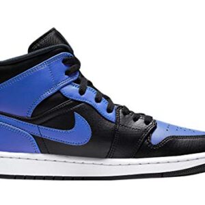 Nike Men's Air 1 Mid Shoes, Black/Hyper Royal-white, 9