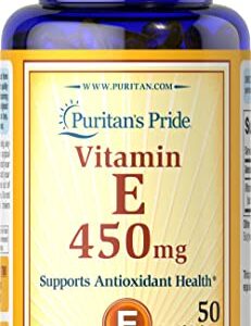 Puritan's Pride Vitamin E-1000 IU 50 SFTGLS