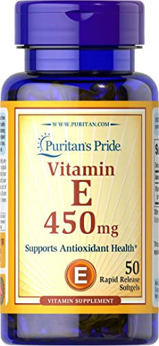 Puritan's Pride Vitamin E-1000 IU 50 SFTGLS