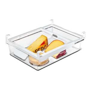 oxo good grips fridge undershelf drawer 14 in – for deli meat, cheese, produce and more