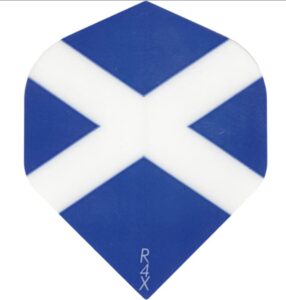 us darts ruthless r4x scotland, scottish, st andrews standard dart flights – 3 sets (9 flights) – ex-tough, 100 micron
