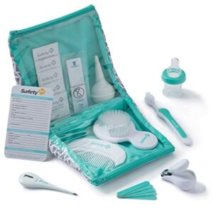 Safety 1st Deluxe Healthcare & Grooming Kit, Pyramids Aqua, Pyramids Aqua, One Size