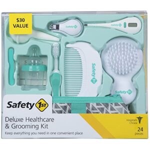 safety 1st deluxe healthcare & grooming kit, pyramids aqua, pyramids aqua, one size