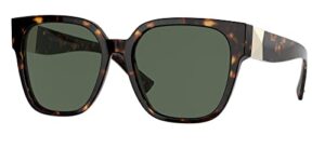 valentino va 4111 havana/green 55/17/140 women sunglasses