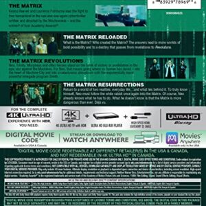 Matrix, The 4-Film Déjà vu Collection (4K UHD + BD + Digital)