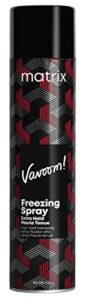 matrix vavoom extra hold freezing spray | volumizing & texturizing hair spray with firm hold | prevents frizz | hairspray for all hair types