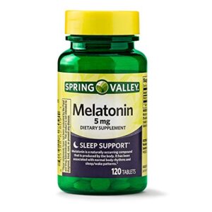 spring valley – melatonin 5 mg, 120 tablets