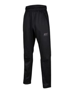 nike therma big kids’ (boys’) training pants (medium, black/thunder grey)