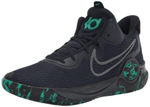 nike men’s kd trey 5 ix basketball sneakers, obsidian/cool grey-black, 9.5 m us