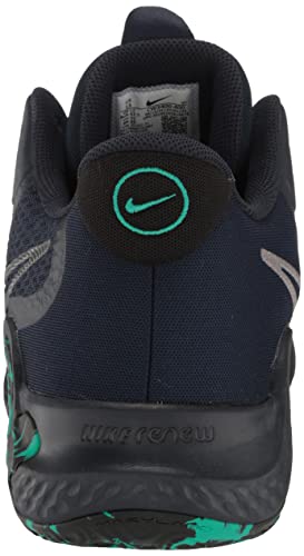 Nike Men's KD Trey 5 IX Basketball Sneakers, Obsidian/Cool Grey-Black, 9.5 M US