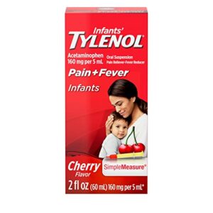 tylenol infants acetaminophen liquid medicine, cherry, 2 fl. oz