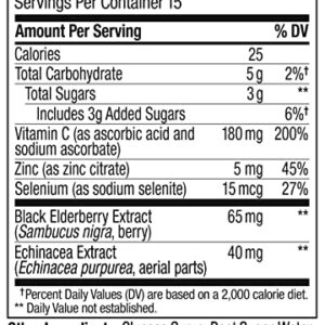 Olly Gummy Active Immunity+Elderberry, 45 Gummies (1 Pack), Berry Flavor