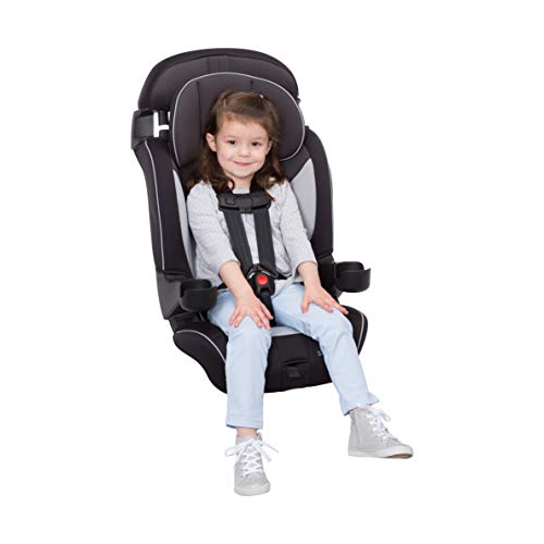 Safety 1st Grand 2-in-1 Booster Car Seat, Forward-Facing with Harness, 30-65 pounds and Belt-Positioning Booster, 40-120 pounds, Black Sparrow