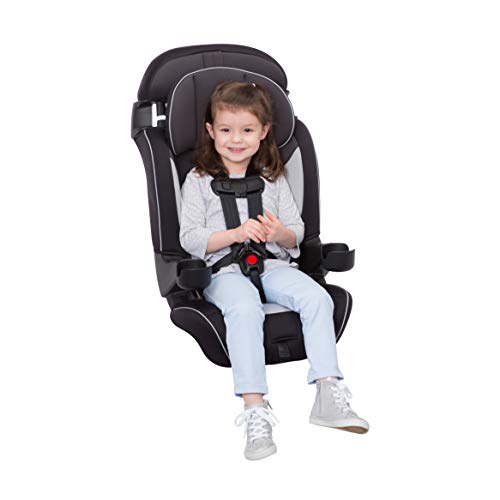 Safety 1st Grand 2-in-1 Booster Car Seat, Forward-Facing with Harness, 30-65 pounds and Belt-Positioning Booster, 40-120 pounds, Black Sparrow