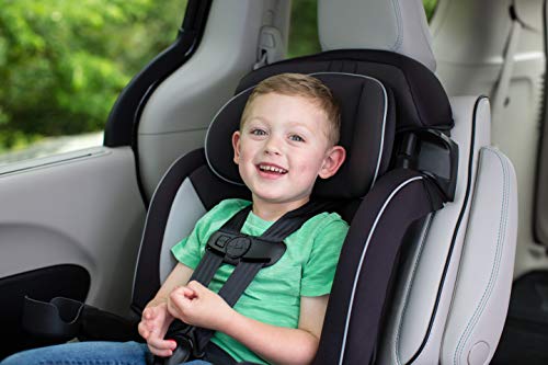 Safety 1st Grand 2-in-1 Booster Car Seat, Forward-Facing with Harness, 30-65 pounds and Belt-Positioning Booster, 40-120 pounds, Black Sparrow