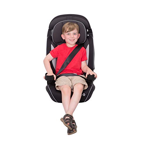 Safety 1st Grand 2-in-1 Booster Car Seat, Forward-Facing with Harness, 30-65 pounds and Belt-Positioning Booster, 40-120 pounds, Black Sparrow