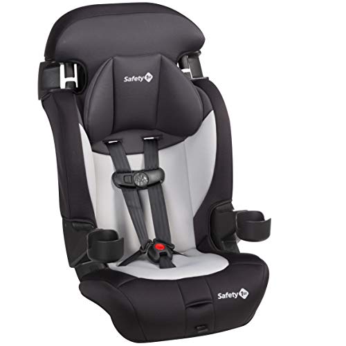 Safety 1st Grand 2-in-1 Booster Car Seat, Forward-Facing with Harness, 30-65 pounds and Belt-Positioning Booster, 40-120 pounds, Black Sparrow