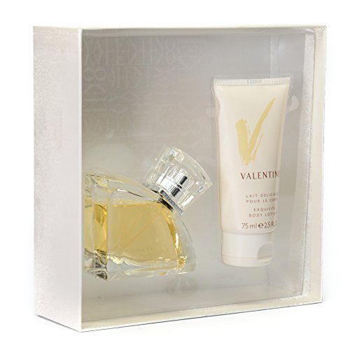 Valentino V by Valentino for Women. Gift Set ( Eau De Parfum Spray 1.6 Oz + Body Lotion 2.5 Oz)