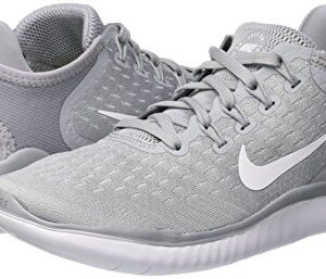 Nike Women's Free RN 2018 Running Shoe (8.5 M US, Wolf Grey/White/Volt)