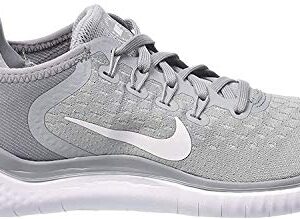 Nike Women's Free RN 2018 Running Shoe (8.5 M US, Wolf Grey/White/Volt)