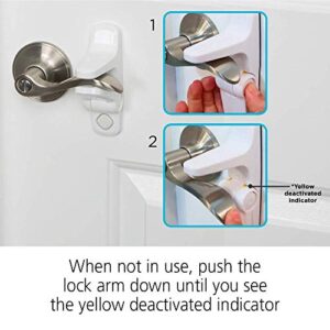 Safety 1st Outsmart Lever Handle Lock 2 Pack, One Size, White