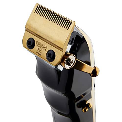 Wahl Professional 5 Star Gold Cordless Magic Clip Hair Clipper with 100+ Minute Run Time for Professional Barbers and Stylists - Model 8148-700