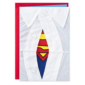 hallmark signature birthday card for him (superman silhouette)
