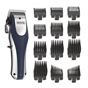 wahl lithium ion pro rechargeable cord/cordless hair clipper kit for men, woman, & children with smart charge technology for convenient at home haircutting – model 79470