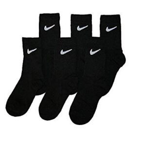 Nike Kids Cushioned Crew Socks, 6 Pairs, Sock Size 5-7 yrs, Shoe Size 10C-3Y