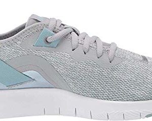 Nike Women's Flex Trainer 9 Cross, Wolf Grey/Pure Platinum-Ocean Cube-White, 7.5 Regular US