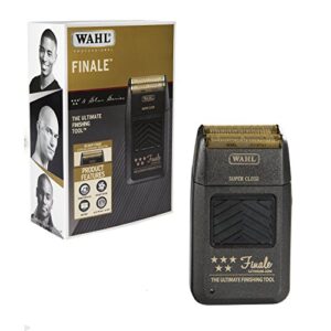 wahl professional 5 star series finale shaver #8164 – finishing and blending bald fades, bump free & super close shave, 90+ minutes run time
