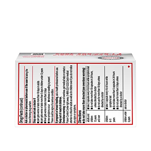 Tylenol Regular Strength Liquid Gels, 20 Count