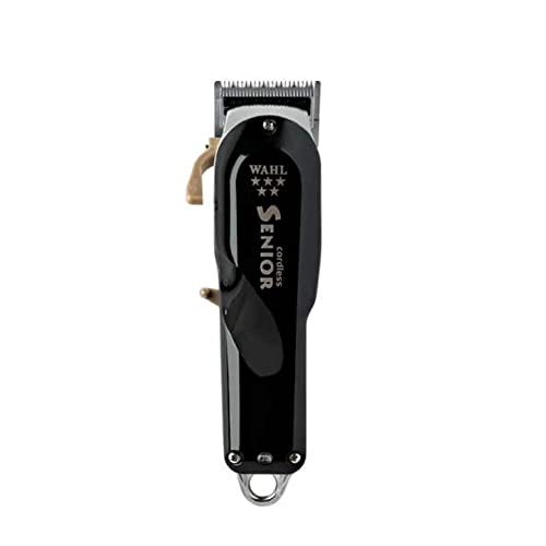 Wahl Professional 5 Star Series Cordless Senior Clipper with Adjustable Blade, Lithium Ion Battery with 70 Minute Run Time for Professional Barbers and Stylists - Model 8504-400