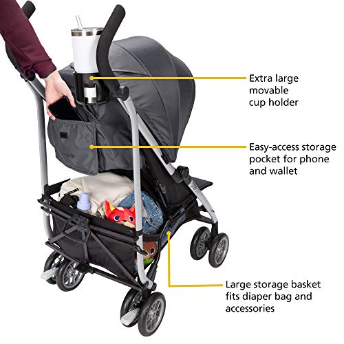 Safety 1st Step Lite Compact Stroller, Greyhound