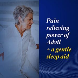 Advil PM Liqui-Gels Pain Reliever and Nighttime Sleep Aid, Pain Medicine with Ibuprofen for Pain Relief and Diphenhydramine HCL for a Sleep Aid - 2x80 Liquid Filled Capsules