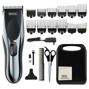 wahl clipper rechargeable cord/cordless haircutting & trimming kit for heads, longer beards, & all body grooming – model 79434