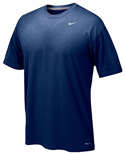 Nike Youth Boys Legend Short Sleeve Tee Shirt (Youth Large, Navy)