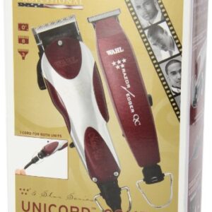 Wahl Professional 5 Star Unicord Combo with Corded Magic Clip Clipper and Razor Edger Trimmer for Professional Barbers and Stylists