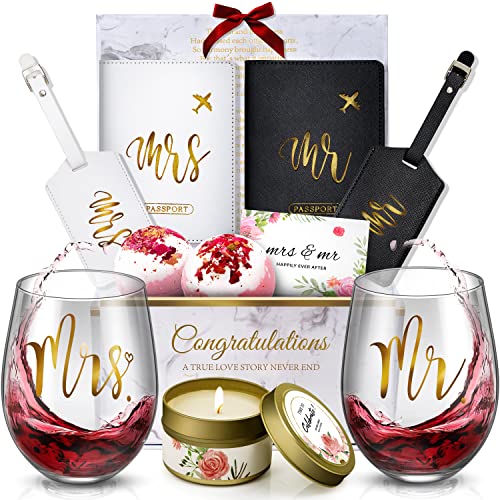 Wedding Gifts Engagement Gifts for Couples Valentines Day Gifts for Her Him Gifts for Bride and Groom Newlywed Mr and Mrs Gifts Bride To Be Gifts Honeymoon Essentials,Anniversary,Just Married,Travel