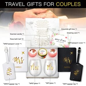 Wedding Gifts Engagement Gifts for Couples Valentines Day Gifts for Her Him Gifts for Bride and Groom Newlywed Mr and Mrs Gifts Bride To Be Gifts Honeymoon Essentials,Anniversary,Just Married,Travel