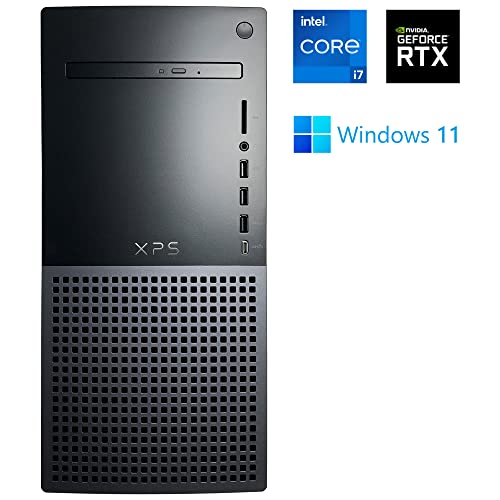 Dell XPS 8950 Desktop Computer - 12th Gen Intel Core i7-12700 up to 4.9 GHz CPU,64GB DDR5 RAM,1TB NVMe SSD + 1TB HDD,GeForce RTX 3060Ti 8GB GPU,Killer Wi-Fi 6,DVD Burner,Windows 11 Home,Night Sky