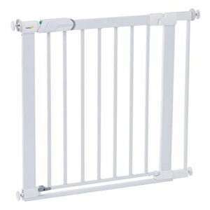 safety 1st flat step pressure-mounted baby gate, white