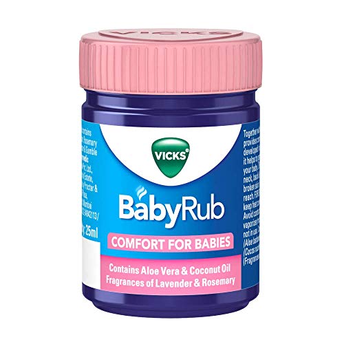 Vicks BabyRub Soothing Vapour Ointment for Babies (25 ml - 0.85 oz) Made in India