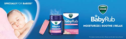 Vicks BabyRub Soothing Vapour Ointment for Babies (25 ml - 0.85 oz) Made in India